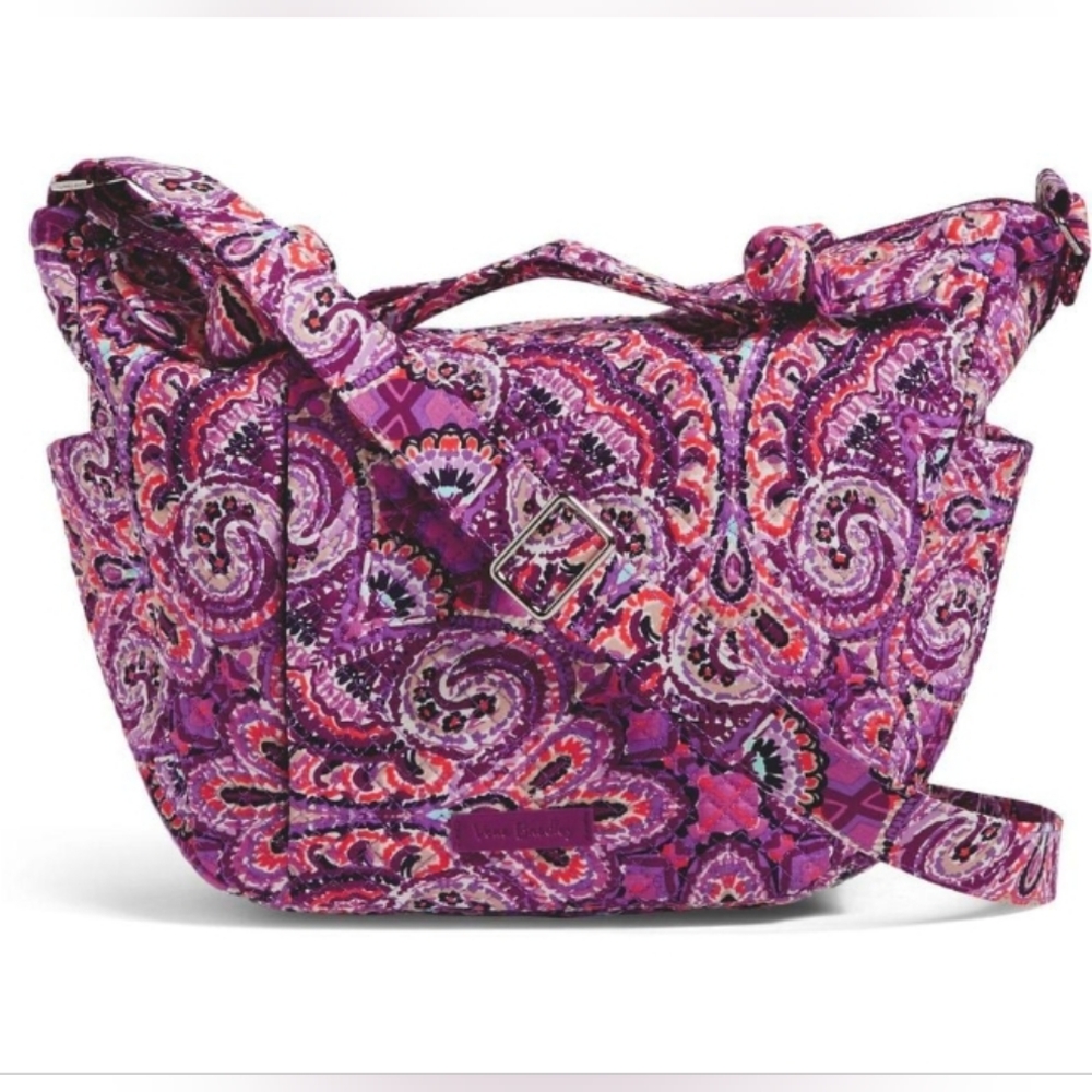 Vera Bradley Hadley On the Go Satchel in Dreamer Paisley